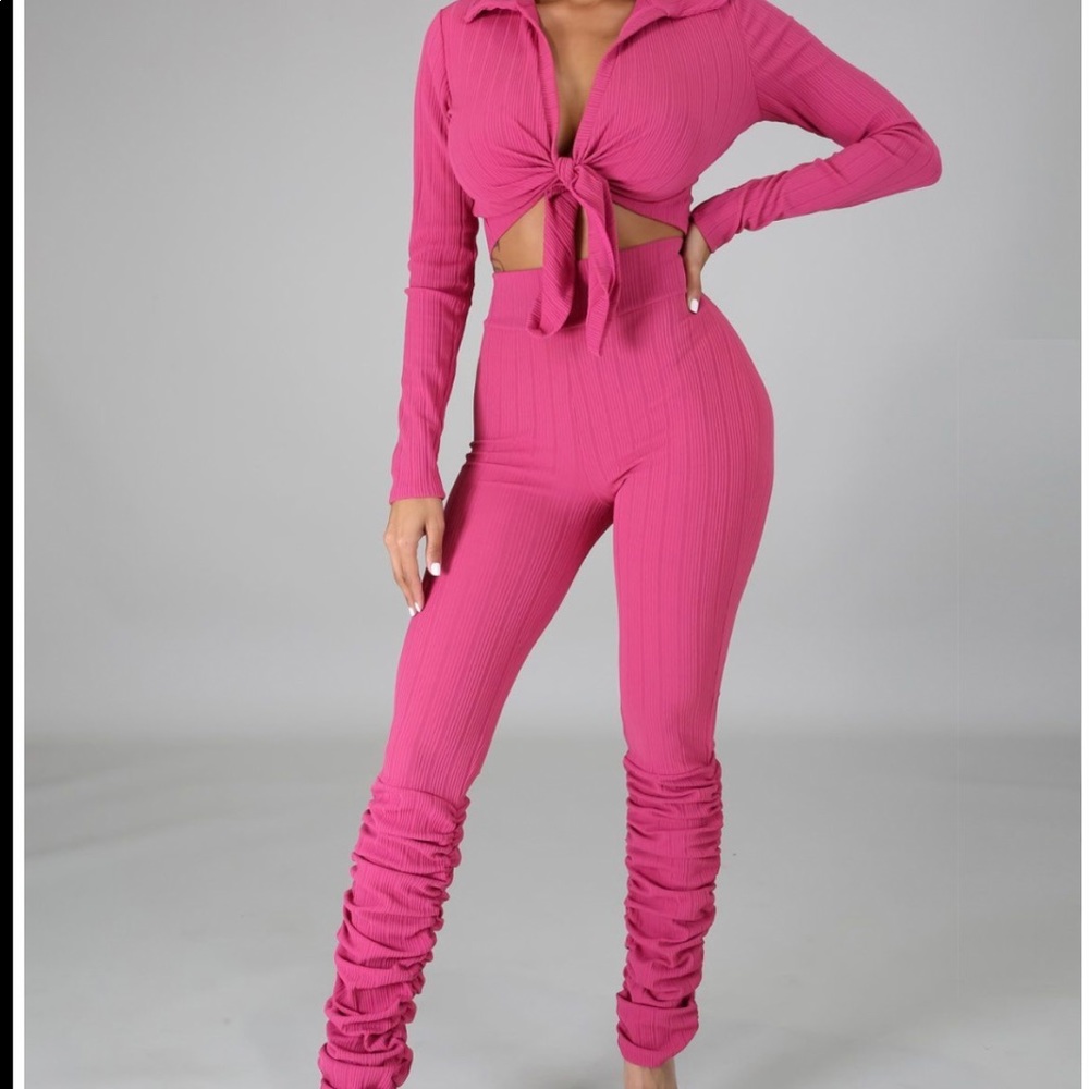 Pink Pants Set